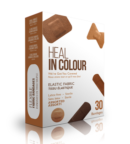 HEAL IN COLOUR ASSORTED SHAPES ADHESIVE BANDAGES