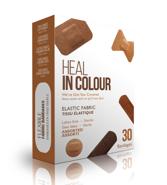 HEAL IN COLOUR ASSORTED SHAPES ADHESIVE BANDAGES